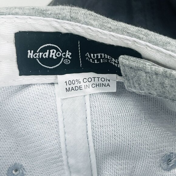 Hard Rock Cafe Myrtle Beach Gray Adjustable Baseball Hook & Loop Hat - Picture 6 of 9